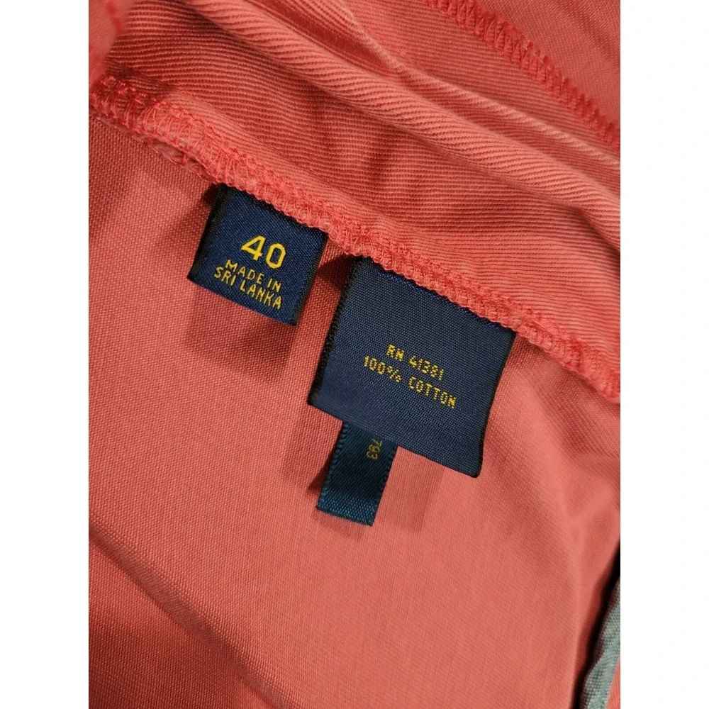 Polo Ralph Lauren Shorts Men 40 Coral‎ Pink Sun Washed Chino Classic Fit Casual